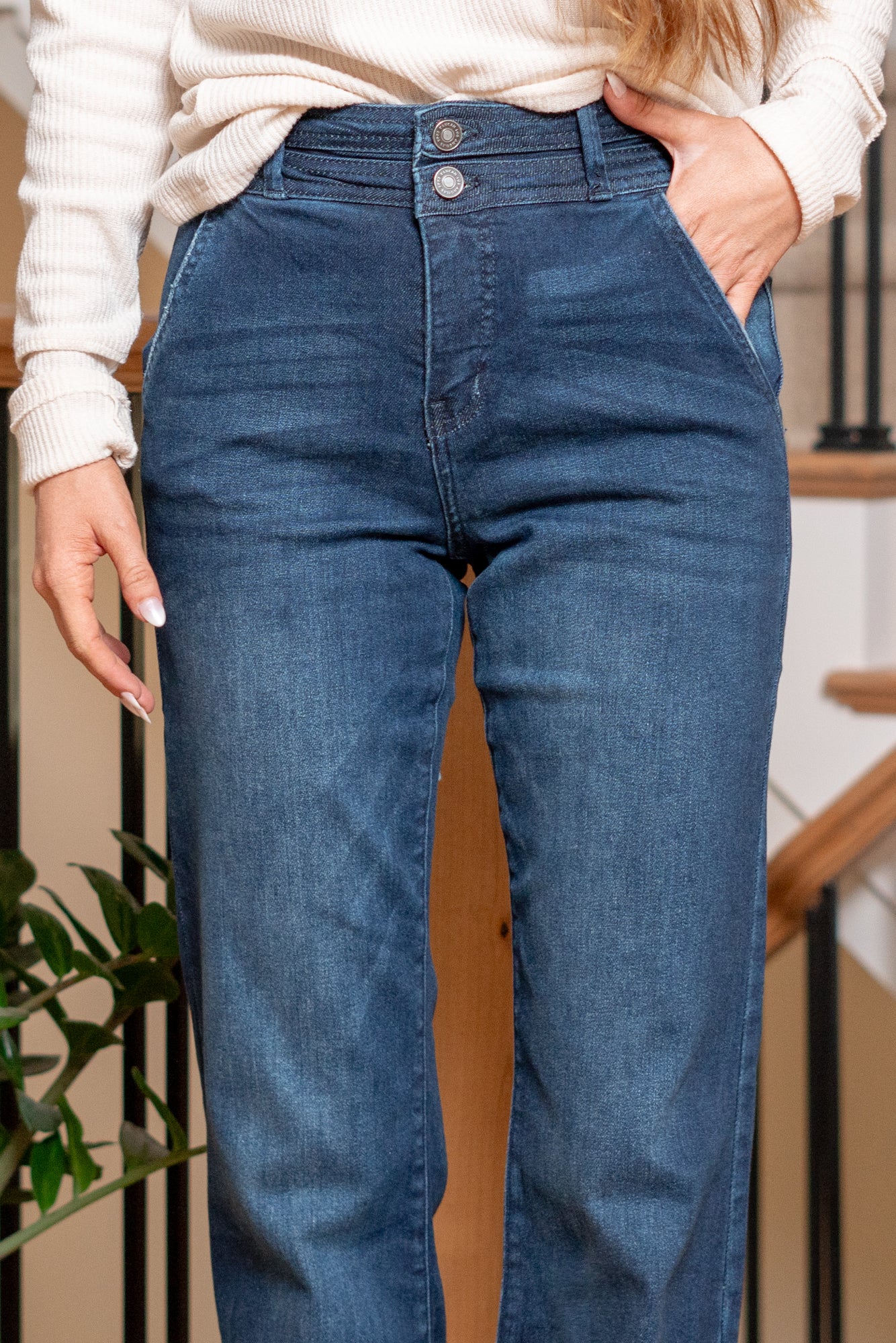 KanCan Jeans Carlyle High Rise Holly Flare American Blues Denim Boutique KC9307AD