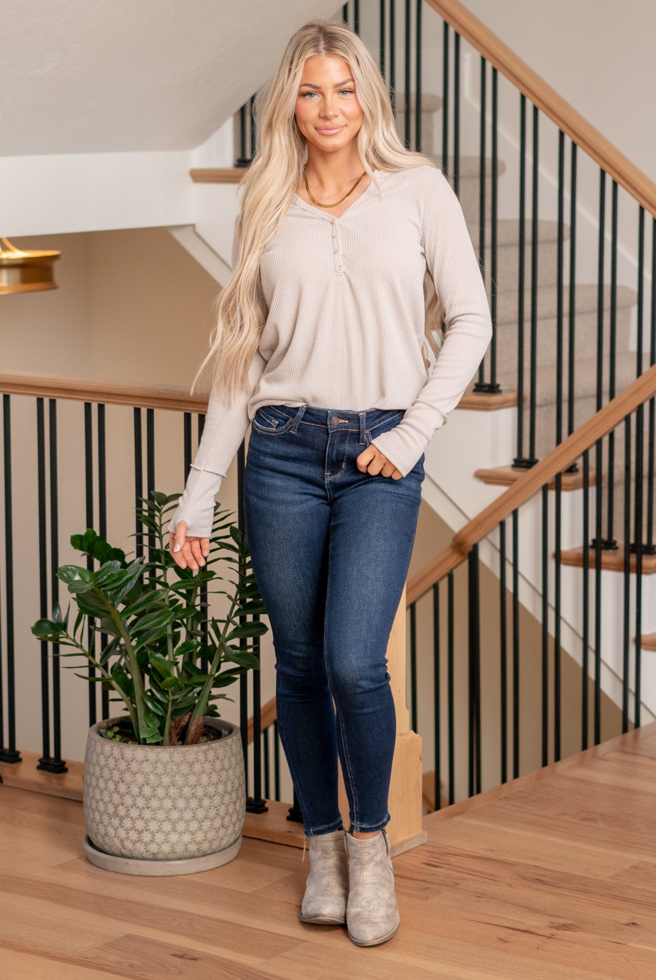 Lovervet by VERVET   These jeans offer a flattering mid-rise silhouette and a sleek skinny fit, providing a perfect balance of modern style and comfort. The ankle length adds a touch of versatility, making them suitable for various occasions.