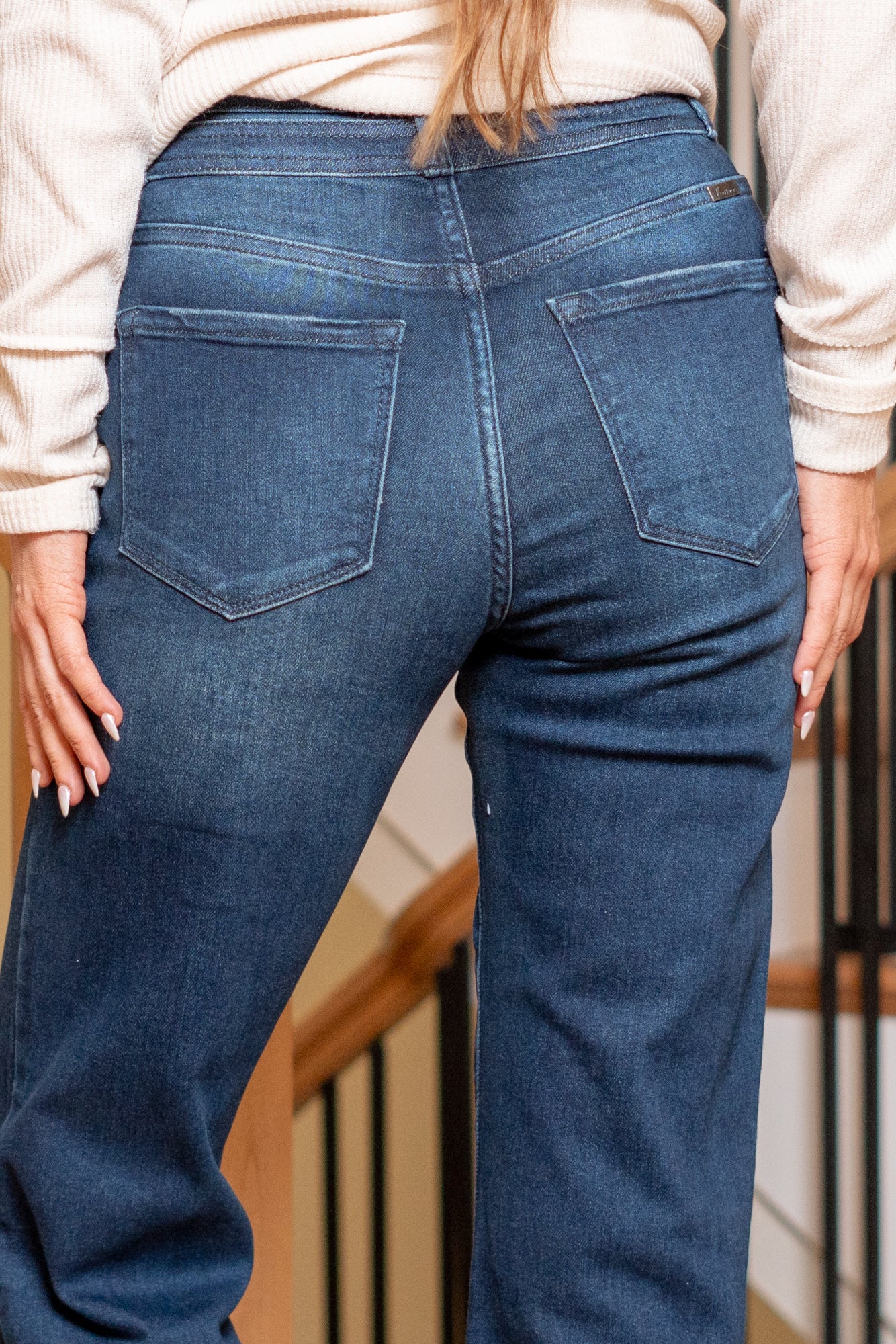 KanCan Jeans Carlyle High Rise Holly Flare American Blues Denim Boutique KC9307AD