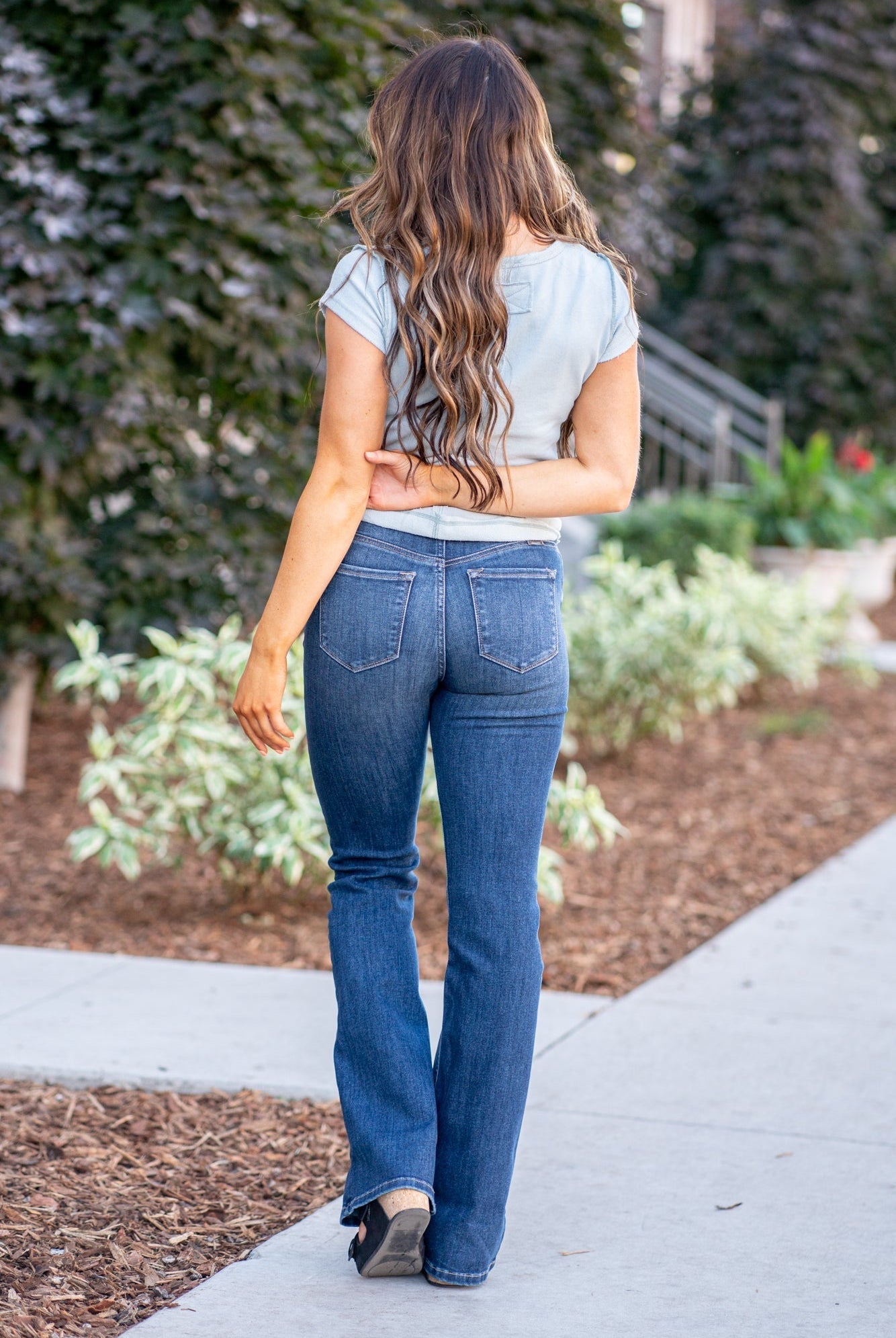 KanCan Jeans American Blues Denim Boutique Matilda High Rise Utility Boot Cut KC8600D