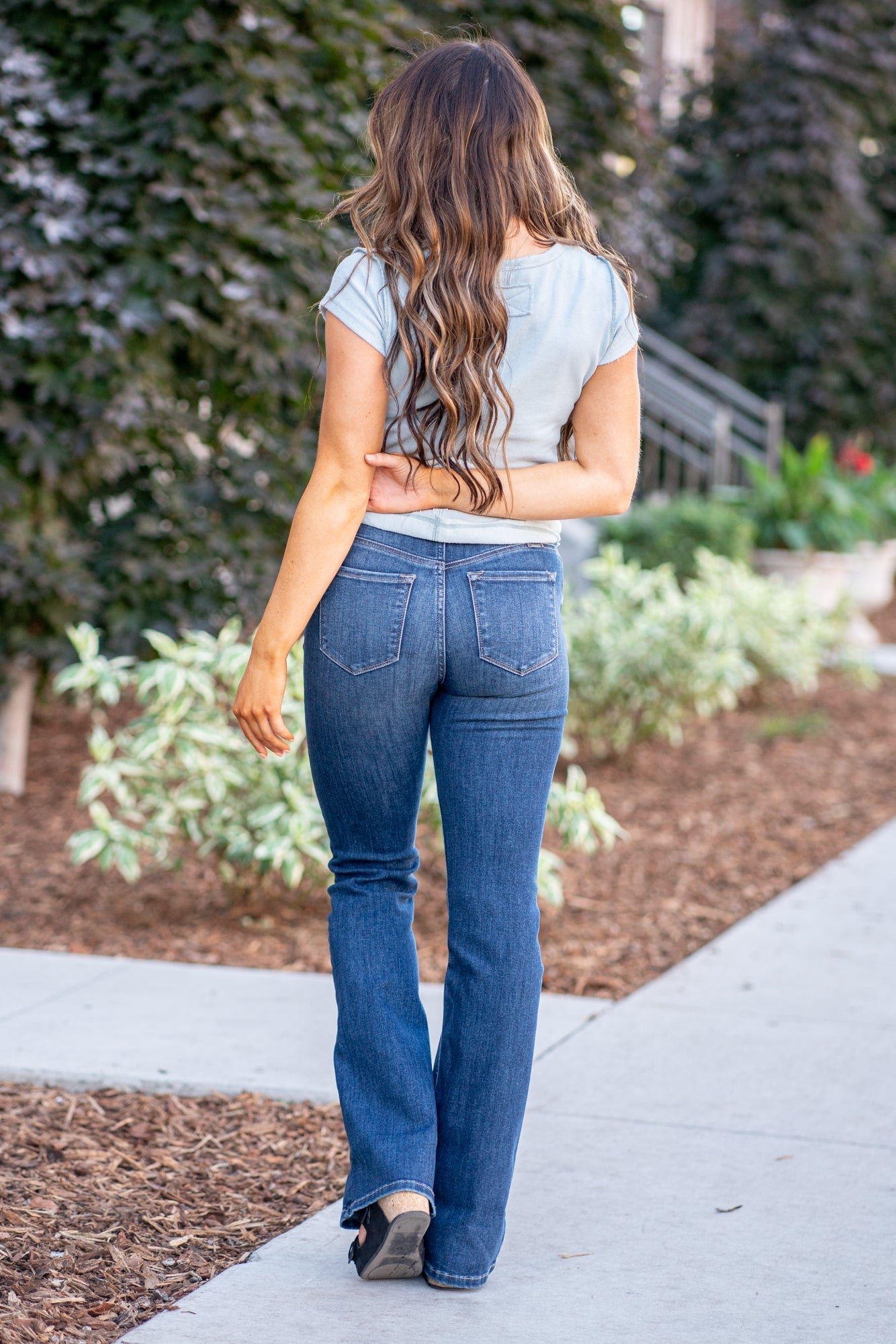 KanCan Jeans American Blues Denim Boutique Matilda High Rise Utility Boot Cut KC8600D