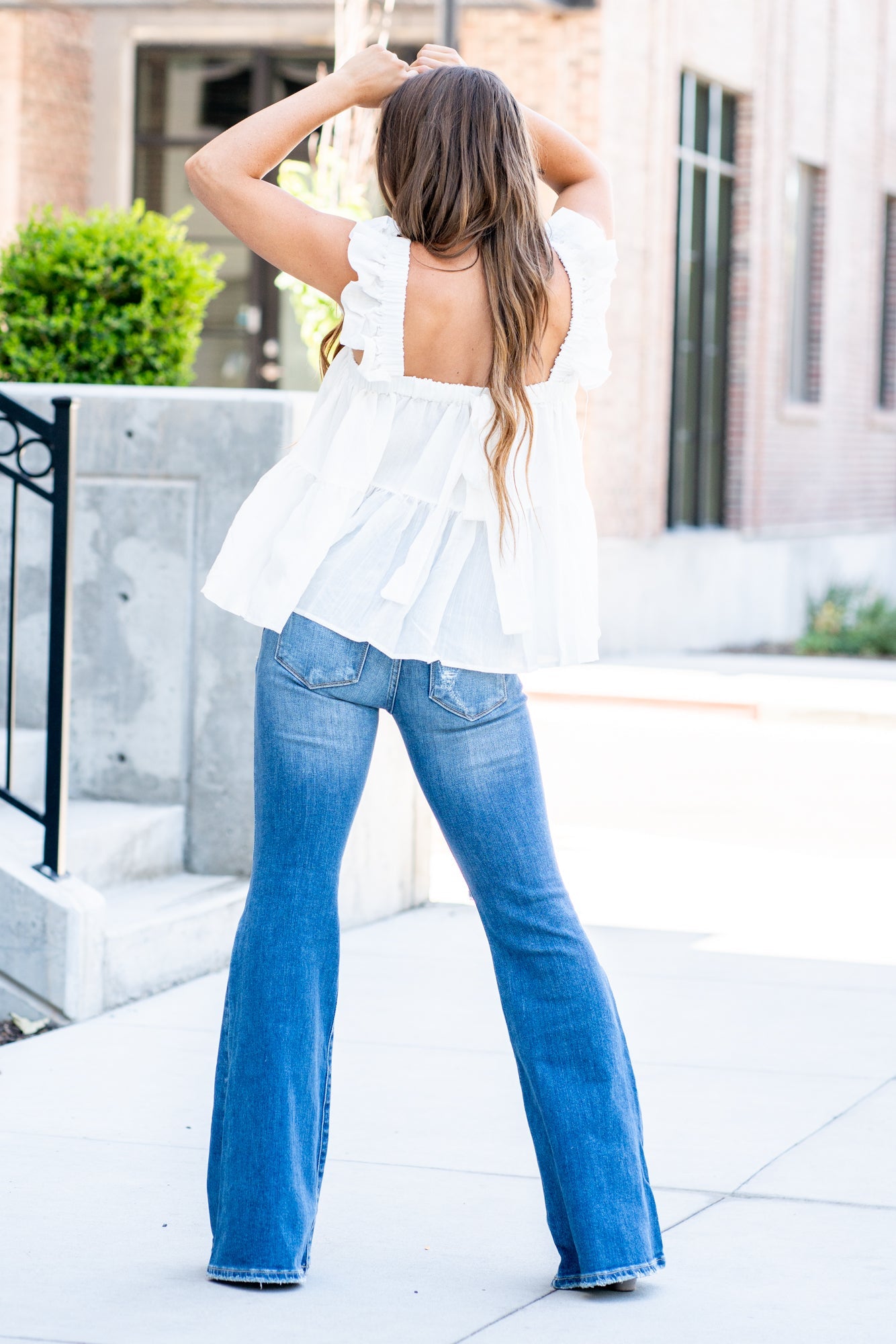 KanCan Jeans KanCan Comfort Stretch Flare, 33.5" Inseam* High Rise, 11" Front Rise* Medium Blue Wash 94% Cotton, 5% Polyester, 1% Spandex Fly: Zipper Style #: KC9282D Contact us for any additional measurements or sizing. *Measured on the smallest size, measurements may vary by size.