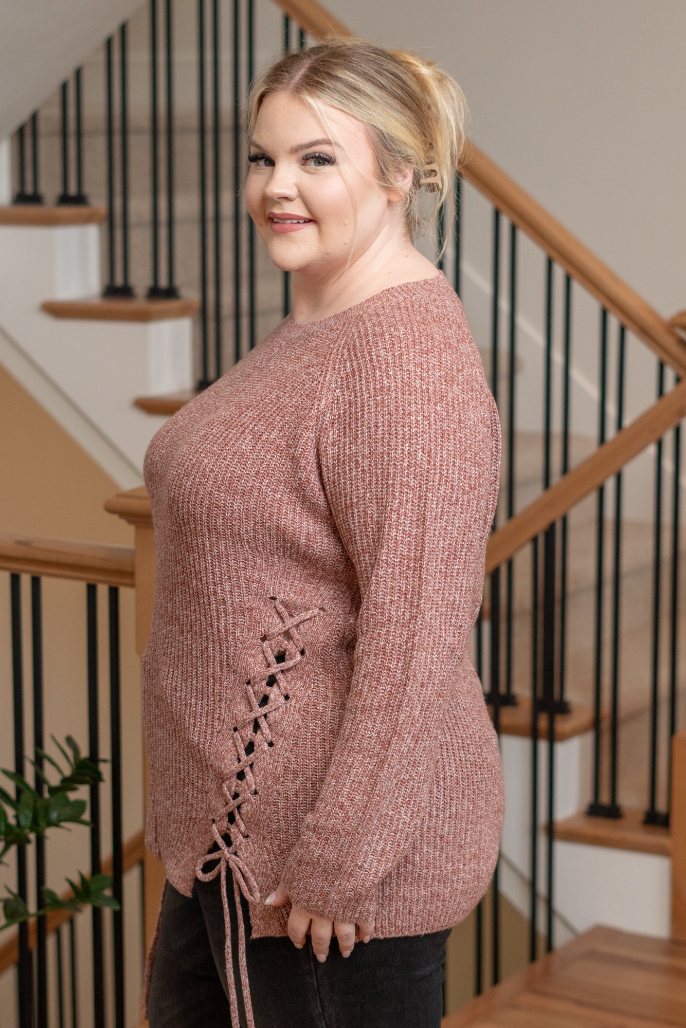 Step into comfort and style with our Soft Knit Crisscross Sweater. This cozy sweater is crafted from a soft knit fabric, ensuring a comfortable and relaxed fit. The crisscross detailing adds a trendy and playful element, creating a unique look that stands out. Embrace the warmth and style of this crisscross sweater for a fashion-forward and comfortable ensemble. Color: Brick Sleeves: Long Neckline: Round Material: 100% Polyester Style #: LV12010 Contact us for any additional measurements or sizing.