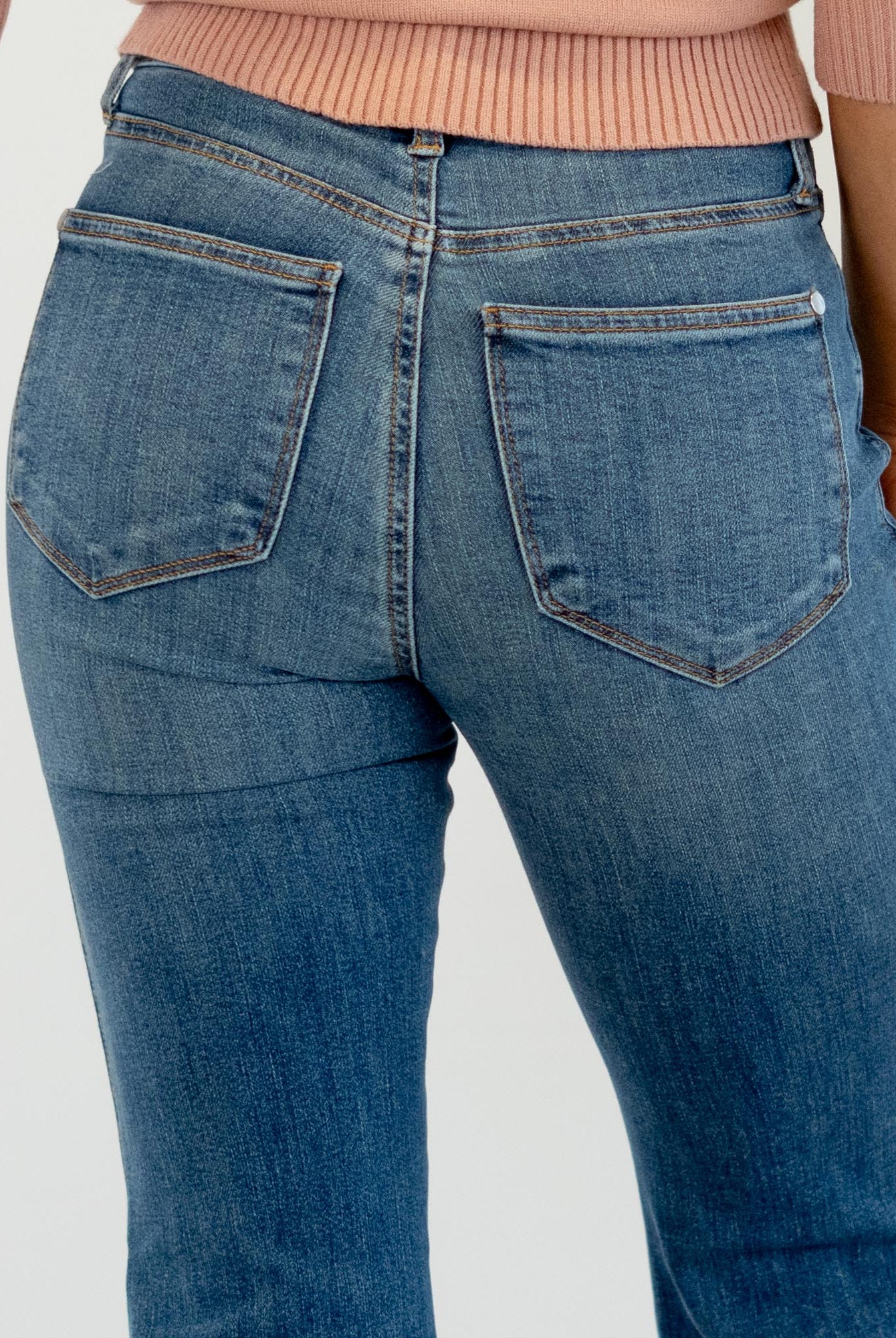 Judy Blue
High-rise tummy control, double-button waist, soft stretch flare—your new sculpting denim essential.
Color: Medium Blue
Cut: Flare, 10.75" Inseam*
Rise: High Rise, 33" Front Rise*
Material: 91% Cotton, 7% Polyester, 2% Spandex
Stitching: Classic
Fly: Zipper
Style #: Style # JB881018 | # 881018
*Measured on the smallest size, measurements may vary by size.
Contact us for any additional measurements or sizing.