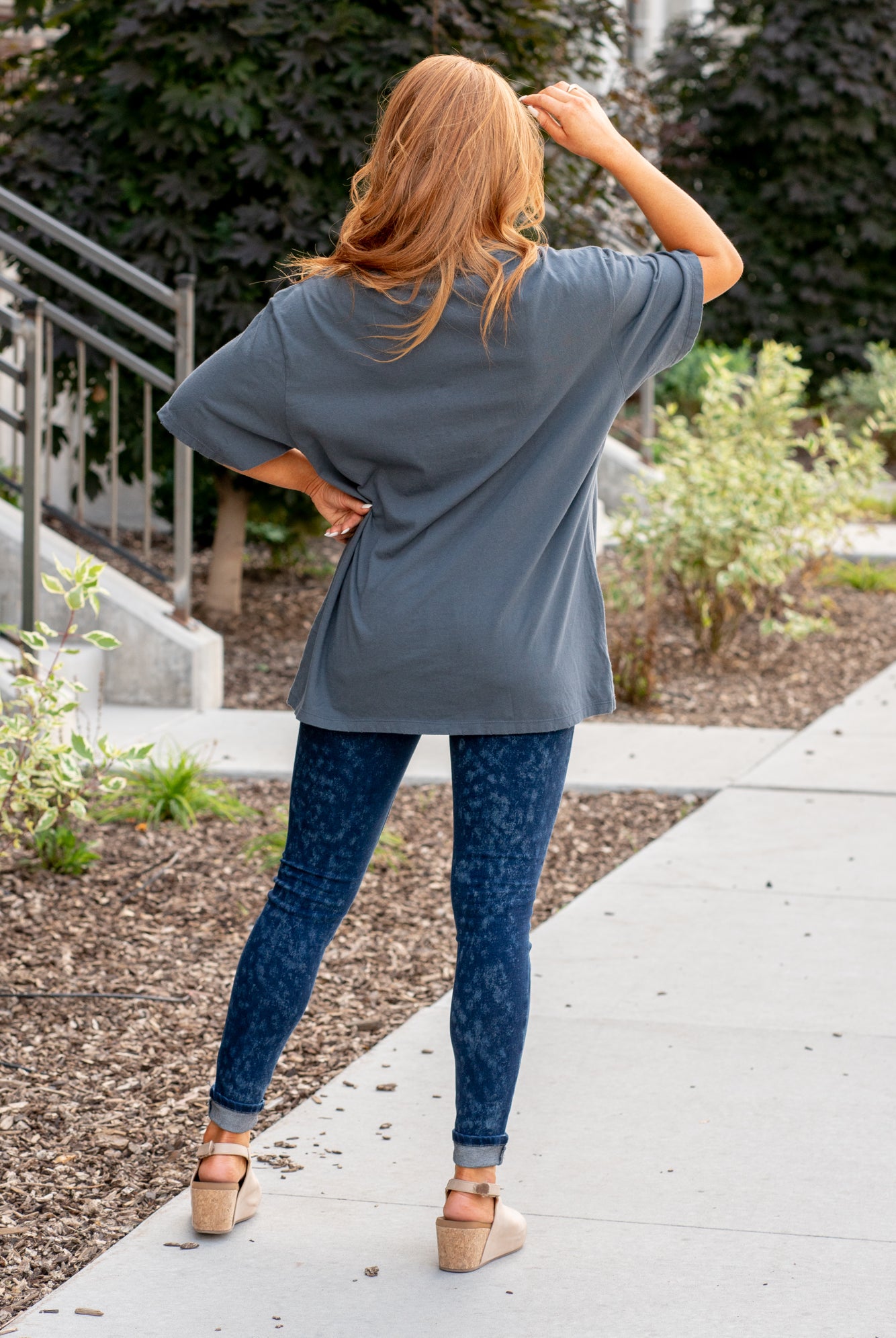 Zutter  Color: Salte  Neckline: Round Sleeve: Long Sleeve Oversized, Distressed Material: COTTON 100%  Mineral Wash Style #: K2023-1622 Contact us for any additional measurements or sizing.  
