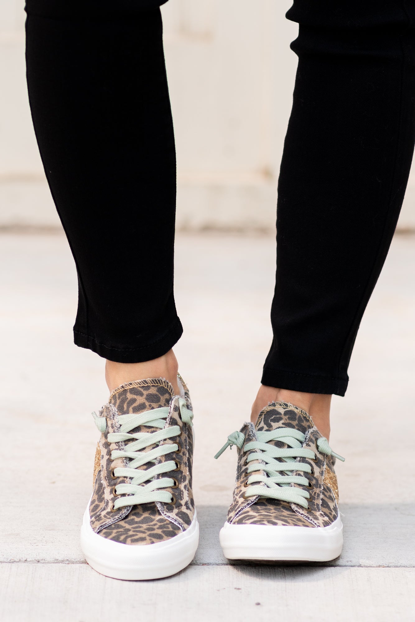 Vintage Styled Sneakers | Very G These sneakers from Gyspy Jazz are comfortable and bold. Style Name: Cosmic Color: Leopard Cut: Sneakers Rubber Sole Style #: VGSP0093-Sneakers Contact us for any additional measurements or sizing.