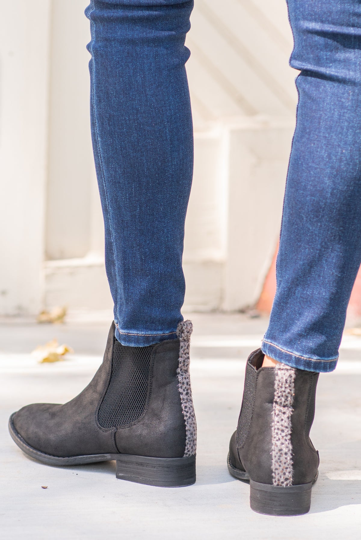 Booties | Very G These booties from Very G are perfect to wear with your favorite jeans this is fall. Style Name: Blake Color: Black Cut: Silp On Bootie Rubber Sole Style #: VGLB0136 Contact us for any additional measurements or sizing.