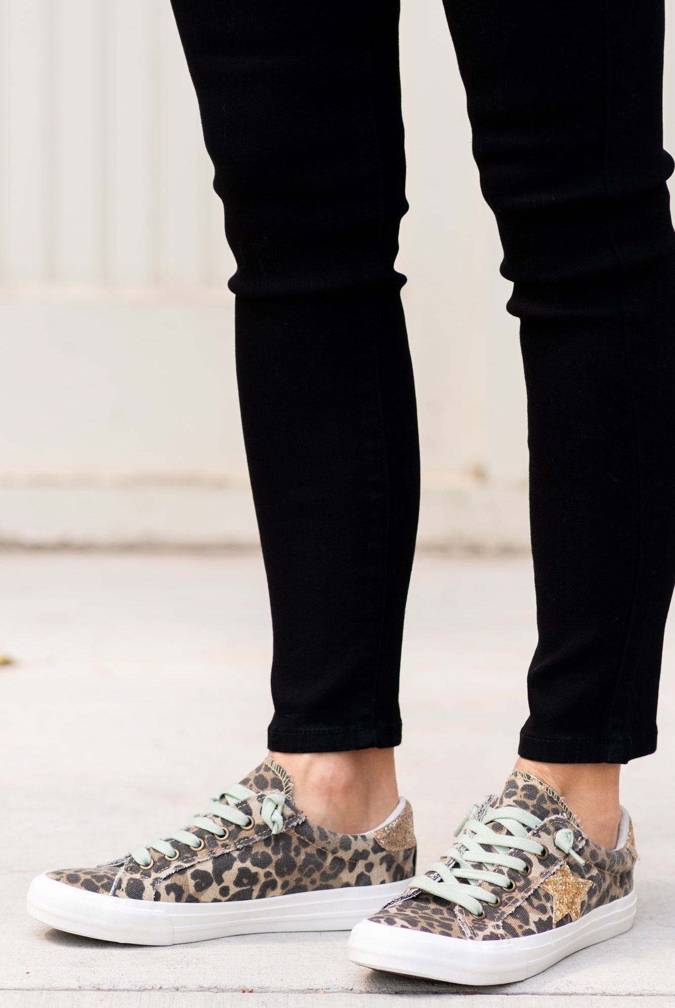 Vintage Styled Sneakers | Very G These sneakers from Gyspy Jazz are comfortable and bold. Style Name: Cosmic Color: Leopard Cut: Sneakers Rubber Sole Style #: VGSP0093-Sneakers Contact us for any additional measurements or sizing.