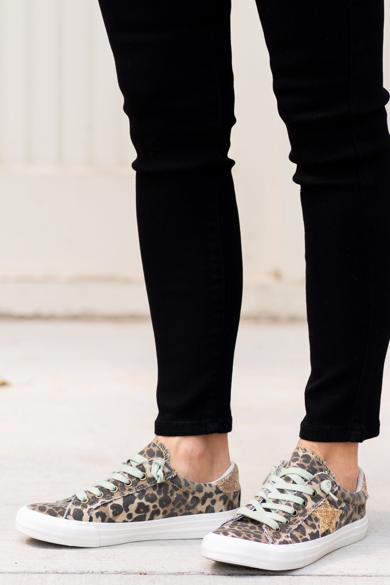 Vintage Styled Sneakers | Very G These sneakers from Gyspy Jazz are comfortable and bold. Style Name: Cosmic Color: Leopard Cut: Sneakers Rubber Sole Style #: VGSP0093-Sneakers Contact us for any additional measurements or sizing.