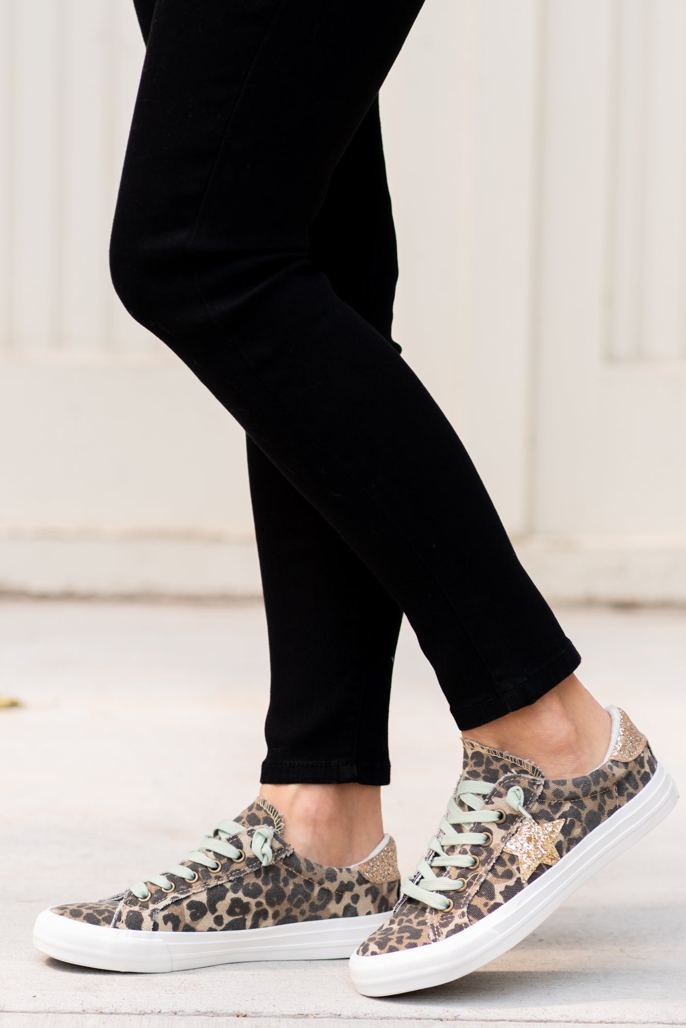 Vintage Styled Sneakers | Very G These sneakers from Gyspy Jazz are comfortable and bold. Style Name: Cosmic Color: Leopard Cut: Sneakers Rubber Sole Style #: VGSP0093-Sneakers Contact us for any additional measurements or sizing.