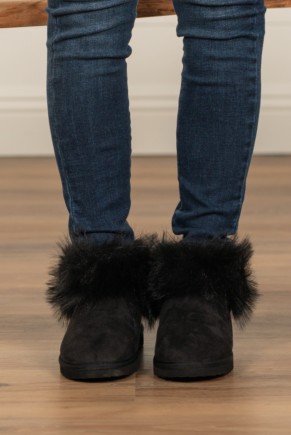 Booties | Very G These boots from Very G are perfect to wear all winter your favorite jeans. Style Name: Frost Color: Black Cut: Slip-On Rubber Sole Style #: VGLB0305-Black Contact us for any additional measurements or sizing.