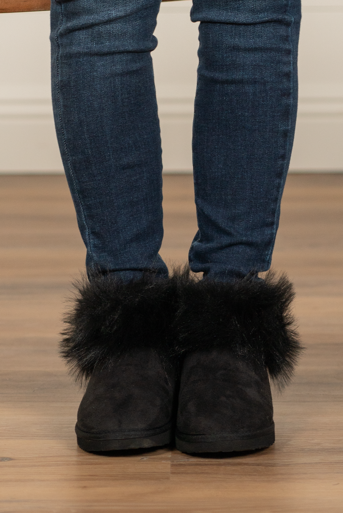 Booties | Very G These boots from Very G are perfect to wear all winter your favorite jeans. Style Name: Frost Color: Black Cut: Slip-On Rubber Sole Style #: VGLB0305-Black Contact us for any additional measurements or sizing.