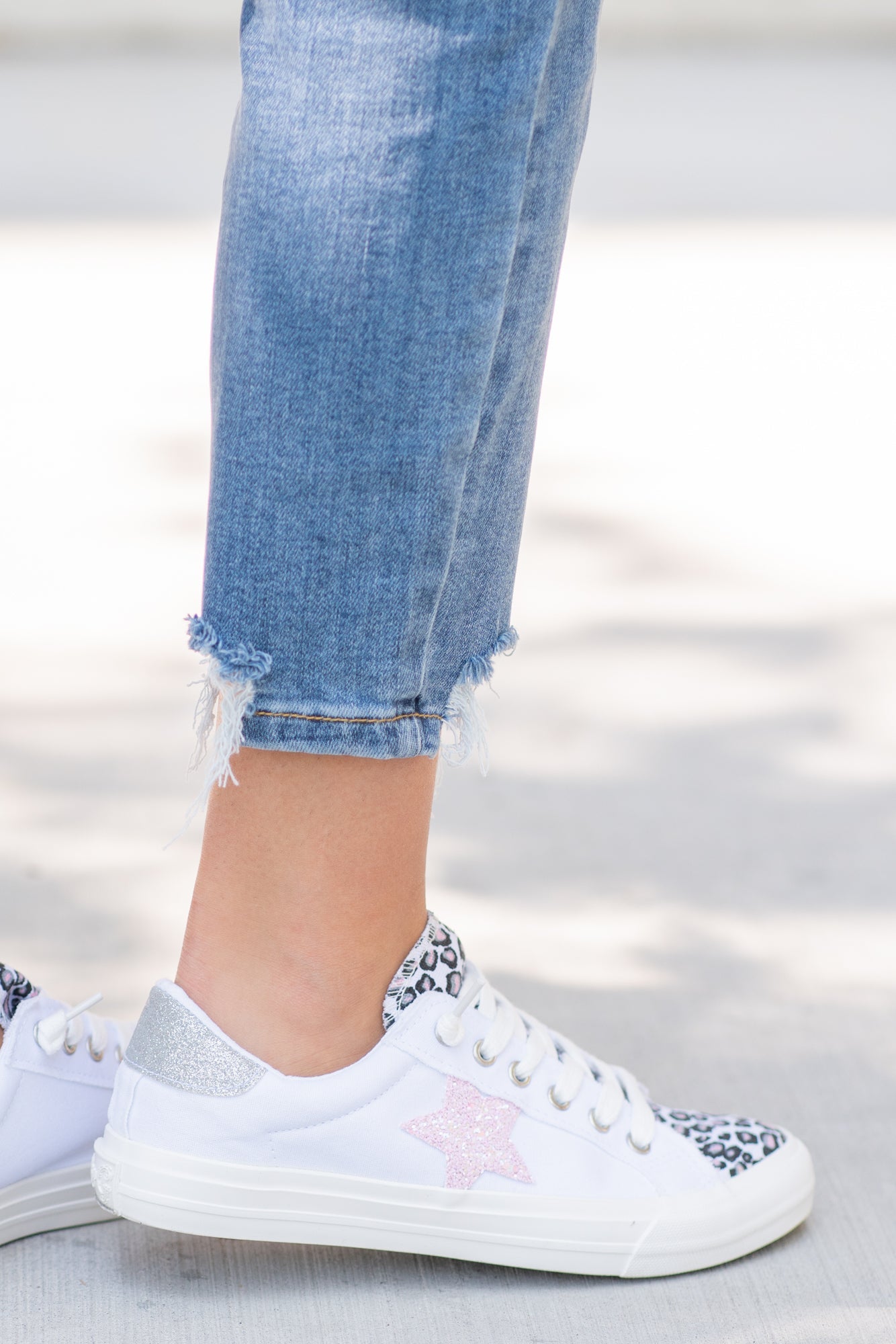 Vintage Styled Sneakers | Very G These sneakers from Gyspy Jazz are comfortable and bold. Style Name: Cosmic Color: Leopard Cut: Sneakers Rubber Sole Style #: VGSP0093-PinkLeopard Contact us for any additional measurements or sizing.