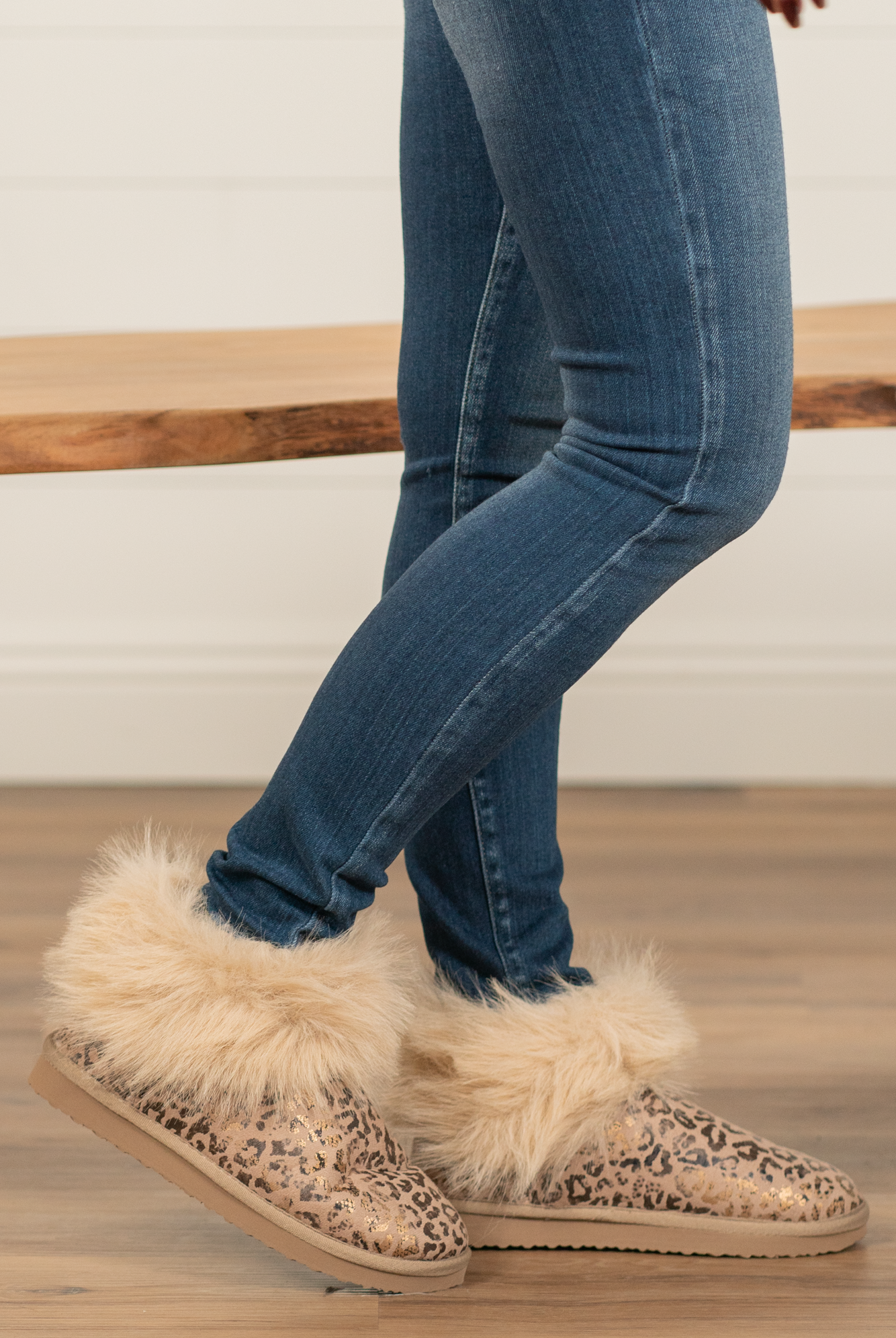 Booties | Very G These boots from Very G are perfect to wear all winter your favorite jeans. Style Name: Frost Color: Black Cut: Slip-On Rubber Sole Style #: VGLB0305-TanLeopard Contact us for any additional measurements or sizing.