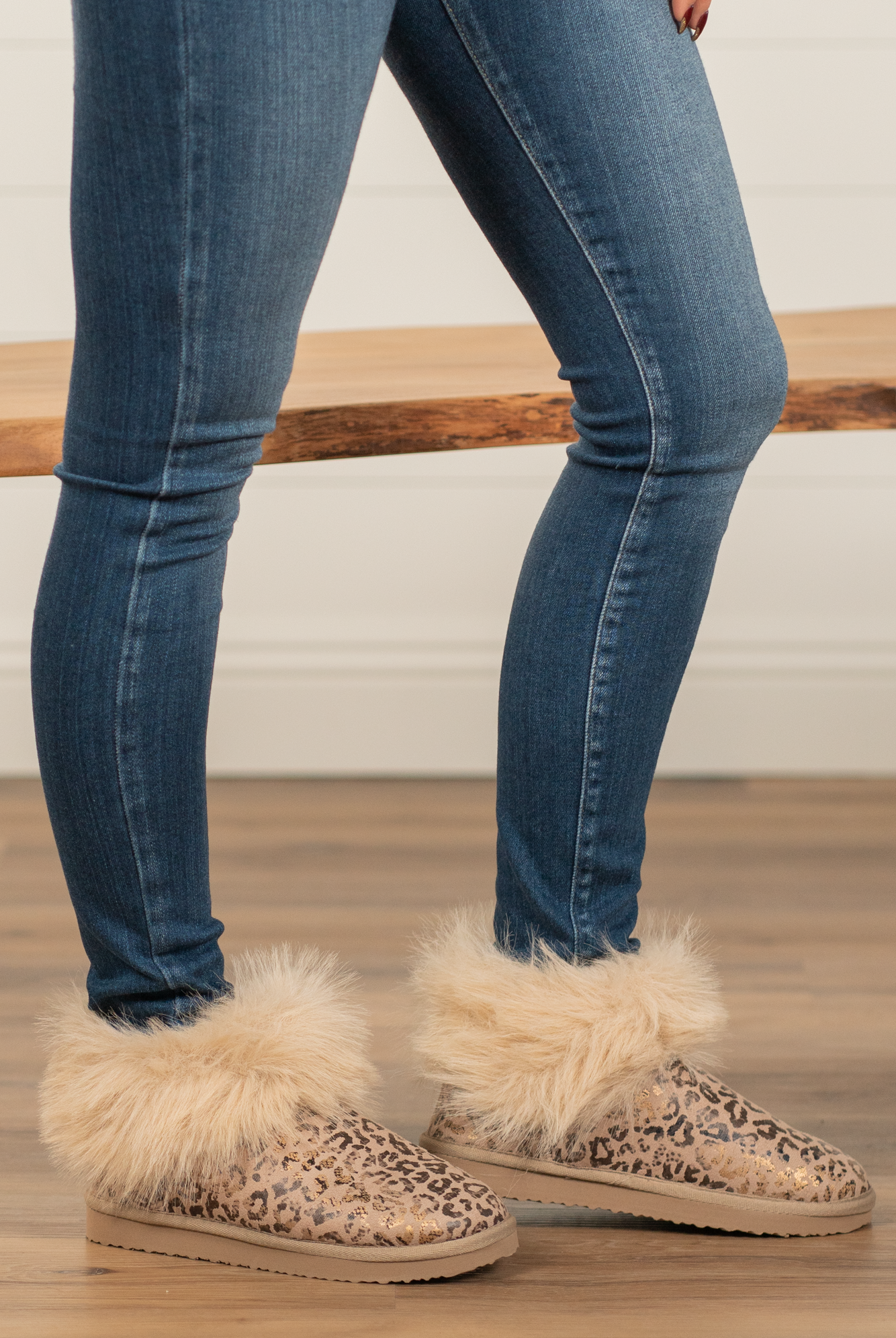 Booties | Very G These boots from Very G are perfect to wear all winter your favorite jeans. Style Name: Frost Color: Black Cut: Slip-On Rubber Sole Style #: VGLB0305-TanLeopard Contact us for any additional measurements or sizing.