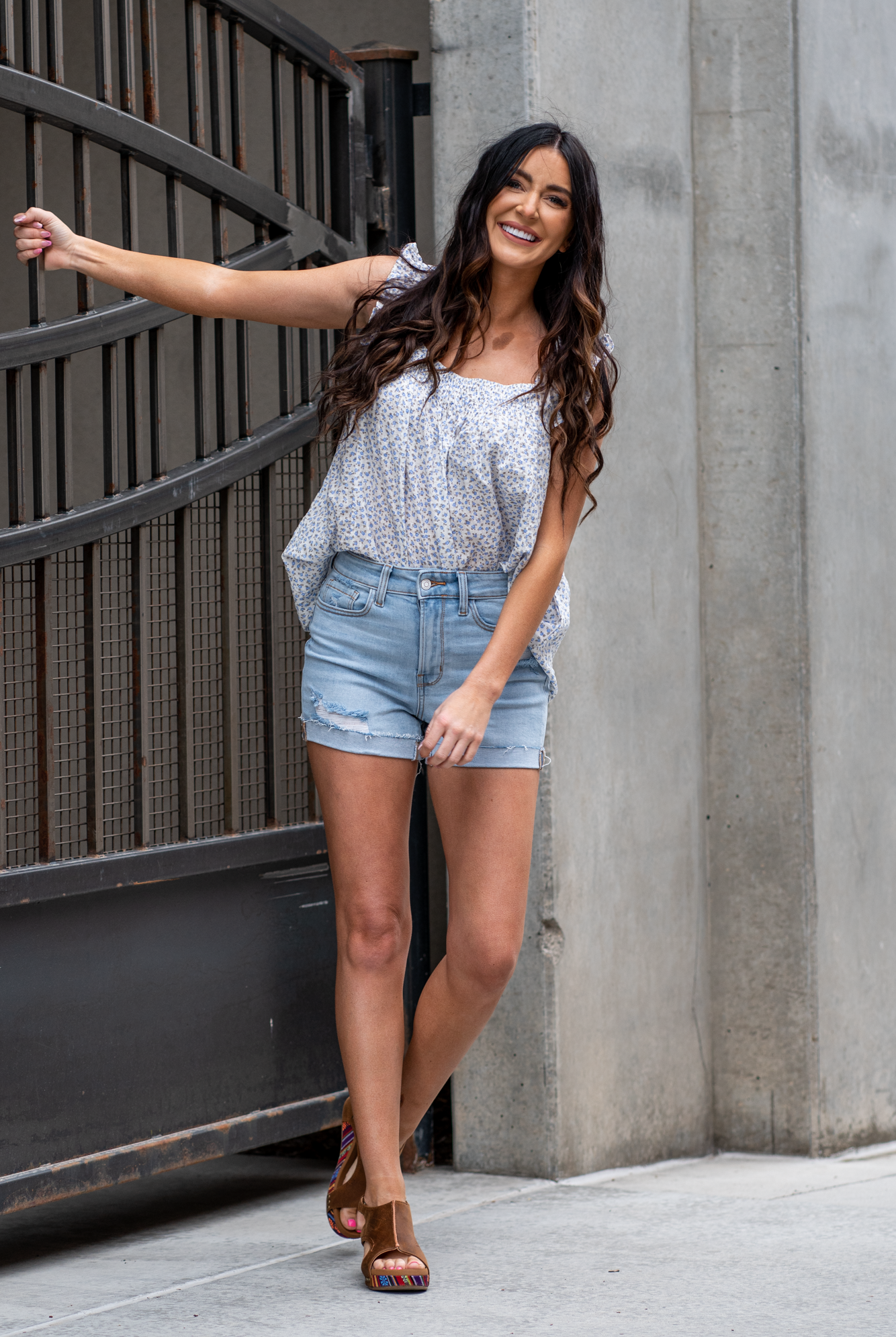 Denim by Zenana Color: Light Blue Cut: Shorts, 3.75" Inseam* Rise: High Rise, 10.5" Front Rise* 93% COTTON 5% POLYESTER 2% SPANDEX Stitching: Classic Fly: Zipper Style #: DOP-1585AB-LT Contact us for any additional measurements or sizing. *Measured on the smallest size, measurements may vary by size.