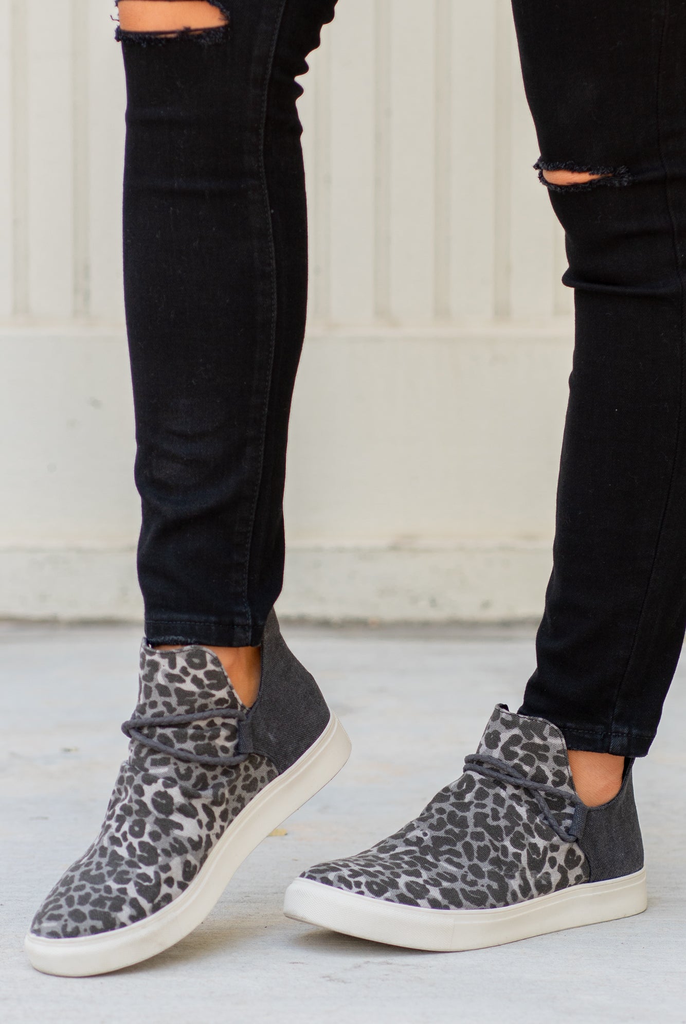 Sneakers | Very G These sneakers from Very G are comfortable and bold. Style Name: Survivor Color: Leopard Cut: Zip On Sneakers Rubber Sole Style #: VGSP0080-Leopard Contact us for any additional measurements or sizing.