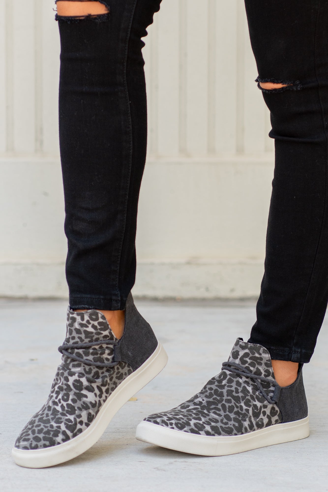 Sneakers | Very G These sneakers from Very G are comfortable and bold. Style Name: Survivor Color: Leopard Cut: Zip On Sneakers Rubber Sole Style #: VGSP0080-Leopard Contact us for any additional measurements or sizing.