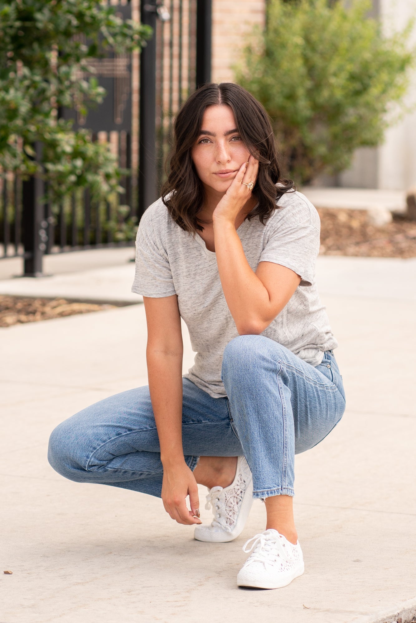 KanCan Jeans These high-rise slouch fit hit at exactly the right spot on your waist and with some spandex, these will stretch as you wear and get super comfy! KanCan Stretch Level: Comfort Stretch Color: Medium Blue Wash Cut: Slouchy Straight, 28" Inseam Rise: High-Rise, 11.25" Front Rise 99% COTTON , 1% SPANDEX Stitching: Classic Fly: Zipper Style #: KC9271M Contact us for any additional measurements or sizing.