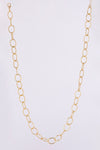 Chain bracelet and necklace set - gold