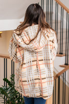 Hem & Thread   This is that cozy jacket you will throw on every day and go! One size fits most with an open neckline and long sleeves and side pockets.   Color: Cream Mix Neckline: Open  Sleeve: Long 100% POLYESTER Style #: 19378C-CreamMix