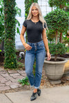 Melissa Kay High Rise Ankle Straight Leg Jeans