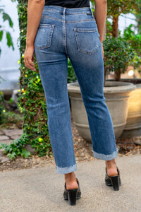 Melissa Kay High Rise Ankle Straight Leg Jeans