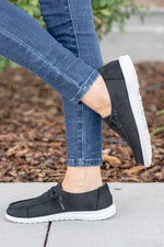 Candice Boat Shoes - Black