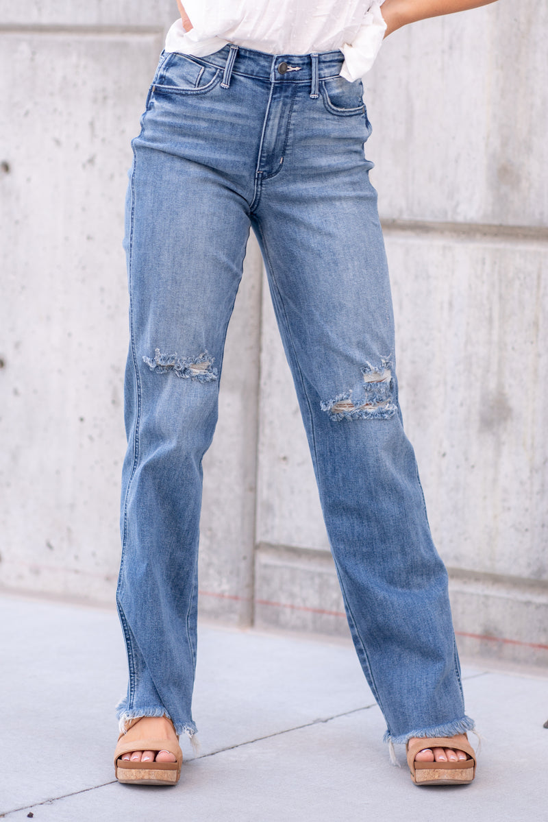 High Waist Denim Daily Jeans – Image LA Boutique