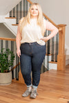 Plus Size Saratoga Springs High Rise Embroidered Pocket Skinny