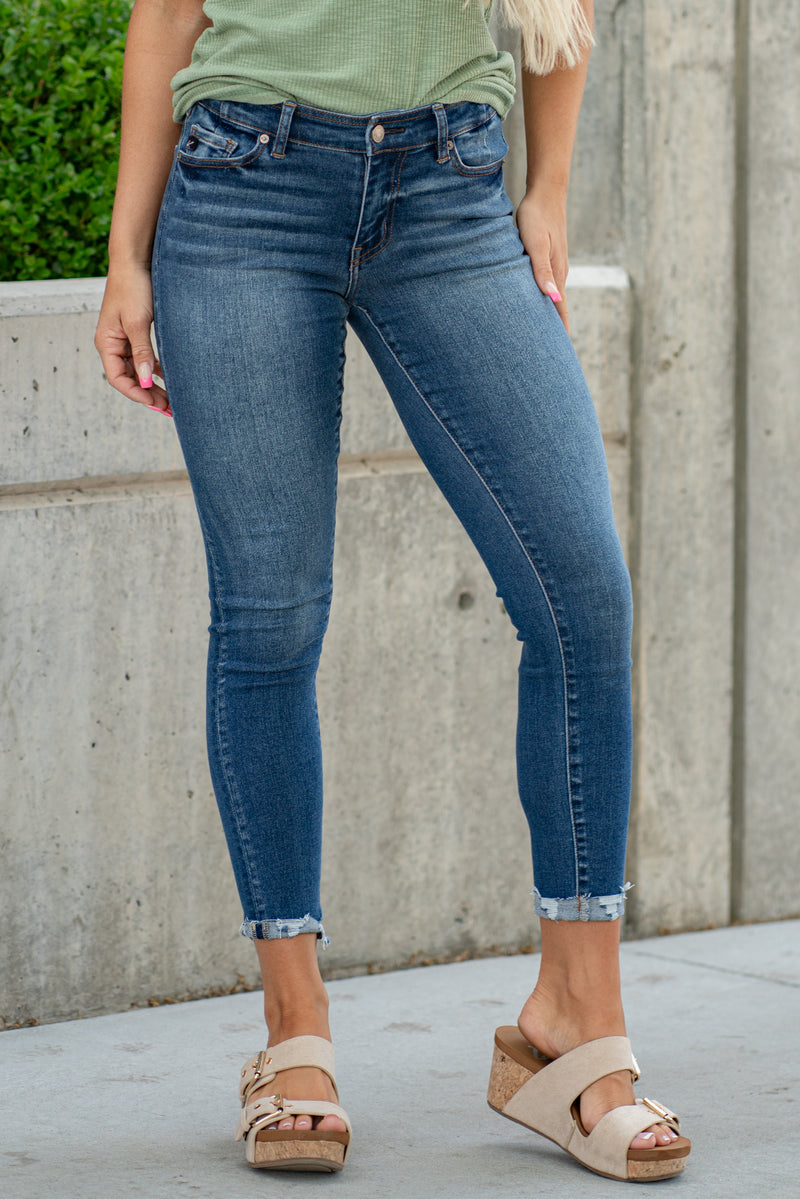 Willow Brooke Mid Rise Ankle Skinny