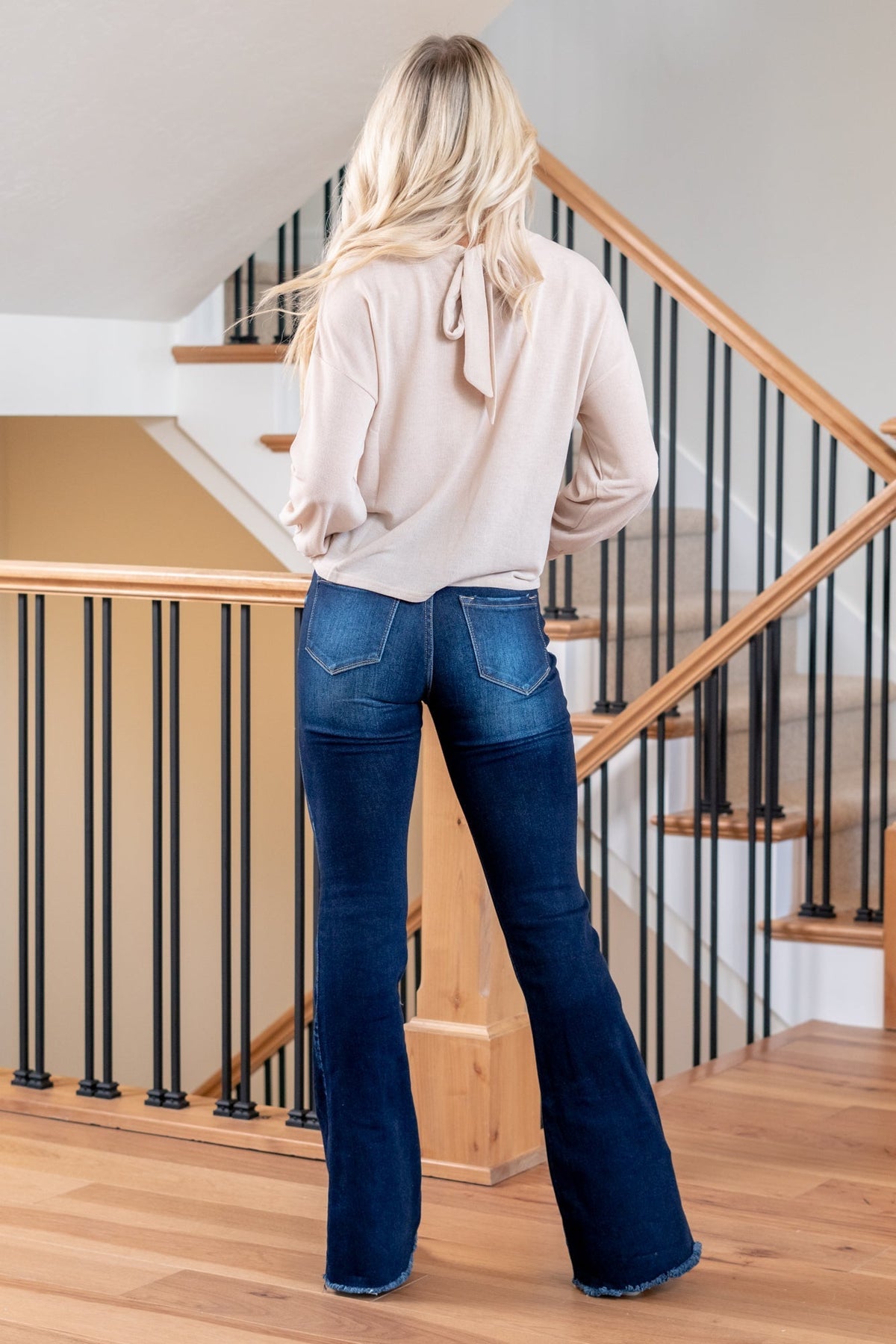 (PRE PACK) High Rise Double Button Bootcut EP3742