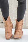 Brillo Side Seam Boots - Tan