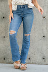 Plus Size Meadow High Rise Distressed Boot Cut