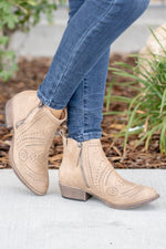 Lisette Ankle Boots - Beige