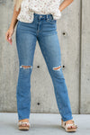 Meadow High Rise Distressed Boot Cut