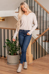 Lovervet by VERVET   These jeans offer a flattering mid-rise silhouette and a sleek skinny fit, providing a perfect balance of modern style and comfort. The ankle length adds a touch of versatility, making them suitable for various occasions.