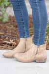 Lisette Ankle Boots - Beige