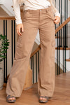 VERVET by Flying Monkey Jeans  Introducing the Sinopia Fresco Olivia High Rise Utility Cargo pants – a perfect fusion of style and functionality. These pants feature a flattering high-rise fit and utility cargo pockets, offering both versatility and on-trend fashion. The Sinopia Fresco Olivia pants are designed for those who seek comfort without compromising style.