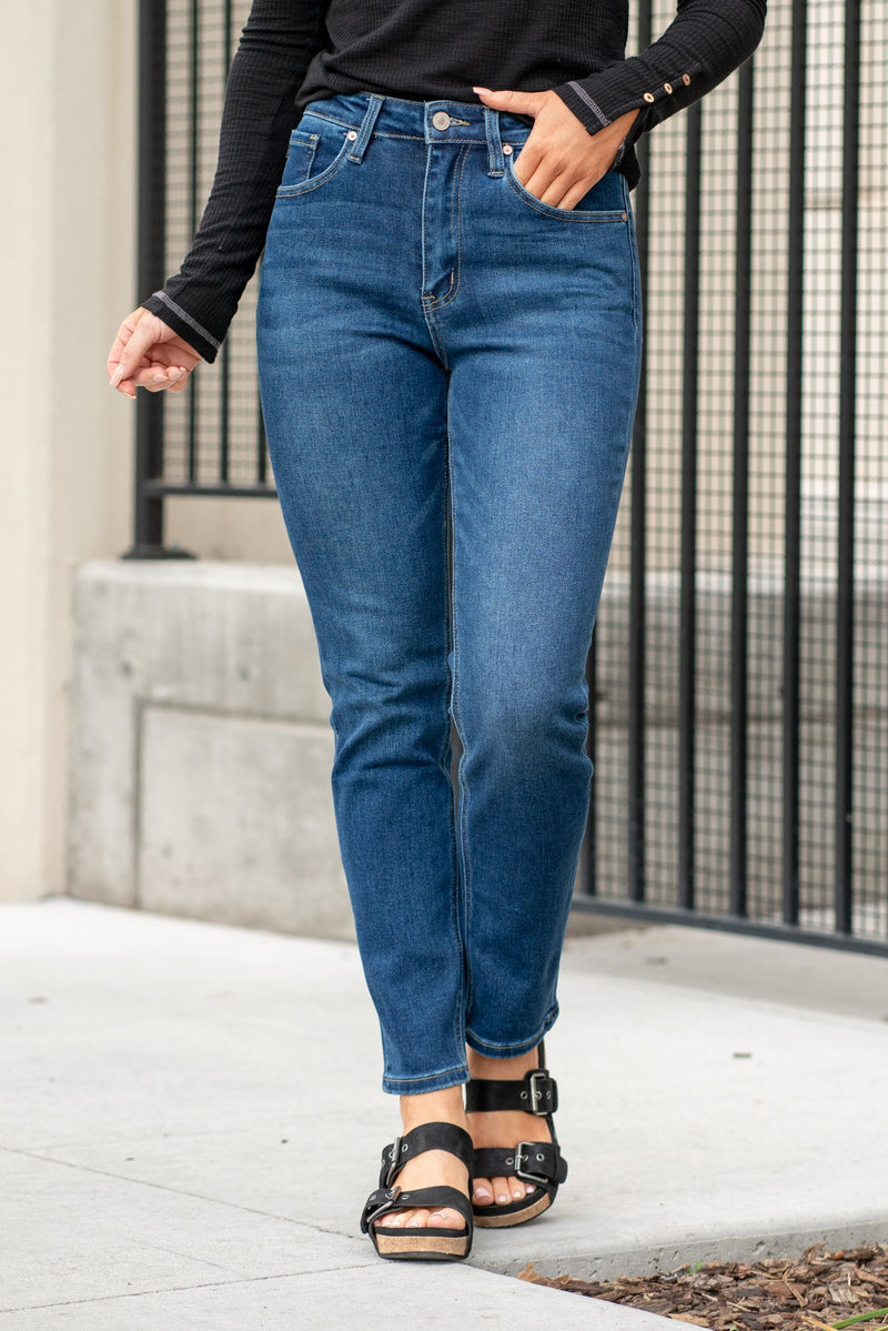 American Blues  KanCan Jeans Plus Size Alannah High Rise Slim Straight