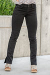 Plus Size Y2K Mid Rise Boot Cut in Black