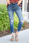 Anniston Mid Rise Ankle Skinny