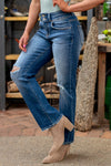 Kira High-Rise Slim Straight Jeans