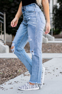 American Blues Denim Boutique KanCan Jeans Oceane High Rise Slim Straight Jeans KC8708M