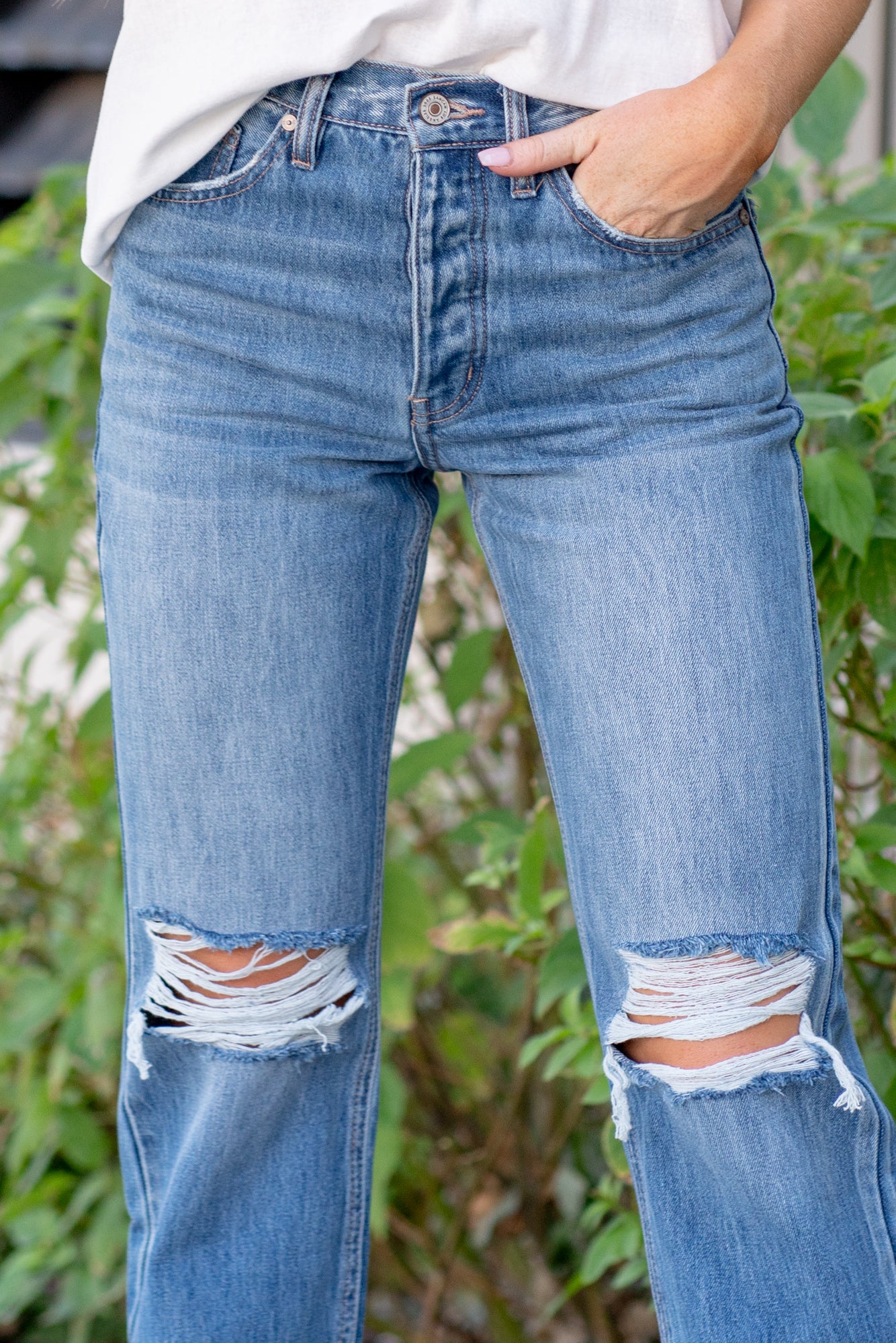 KanCan Jeans Dixon Ultra High Rise 90's Boyfriend Jeans KC7374M American Blues