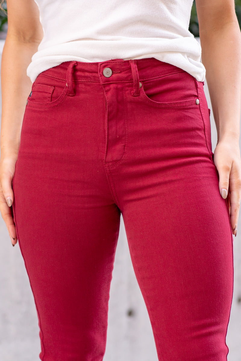 Judy Blue Jeans Plus Size Scarlett High Rise Tummy Control Top Skinny JB88760PL American Blues