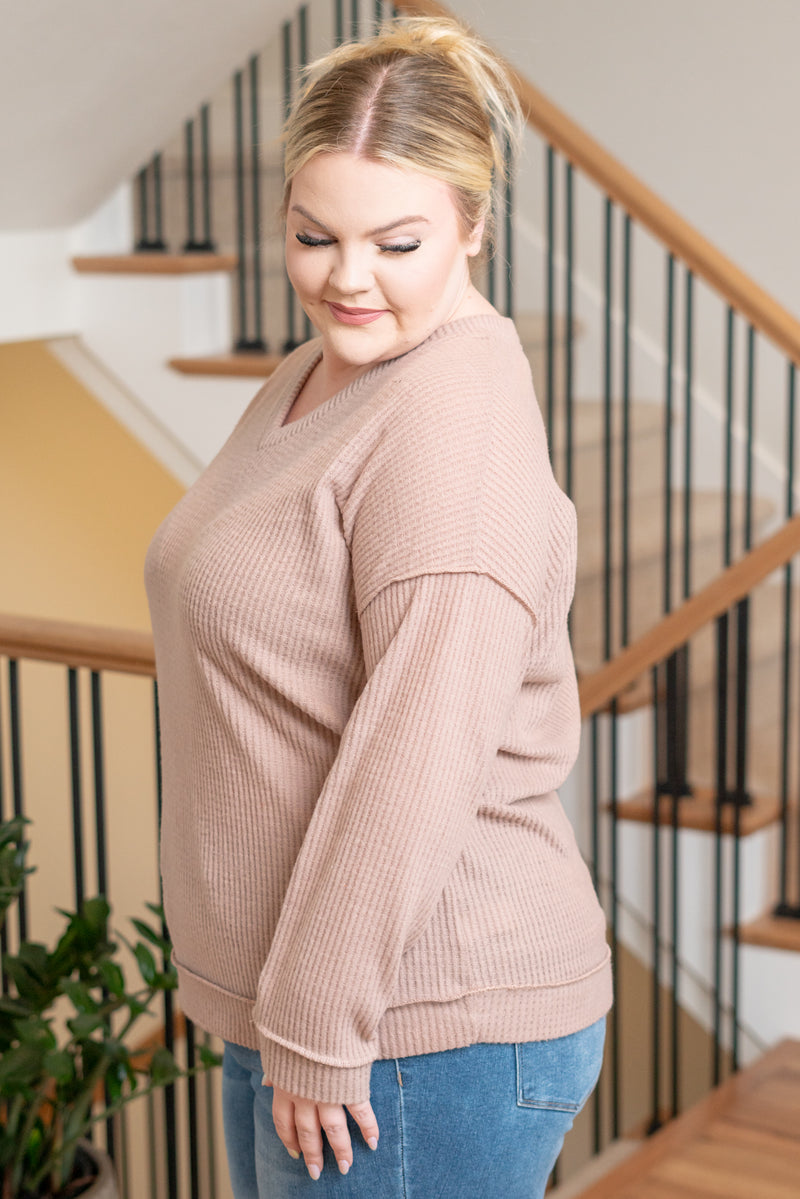 Plus Size Kelley Layering Top - Taupe