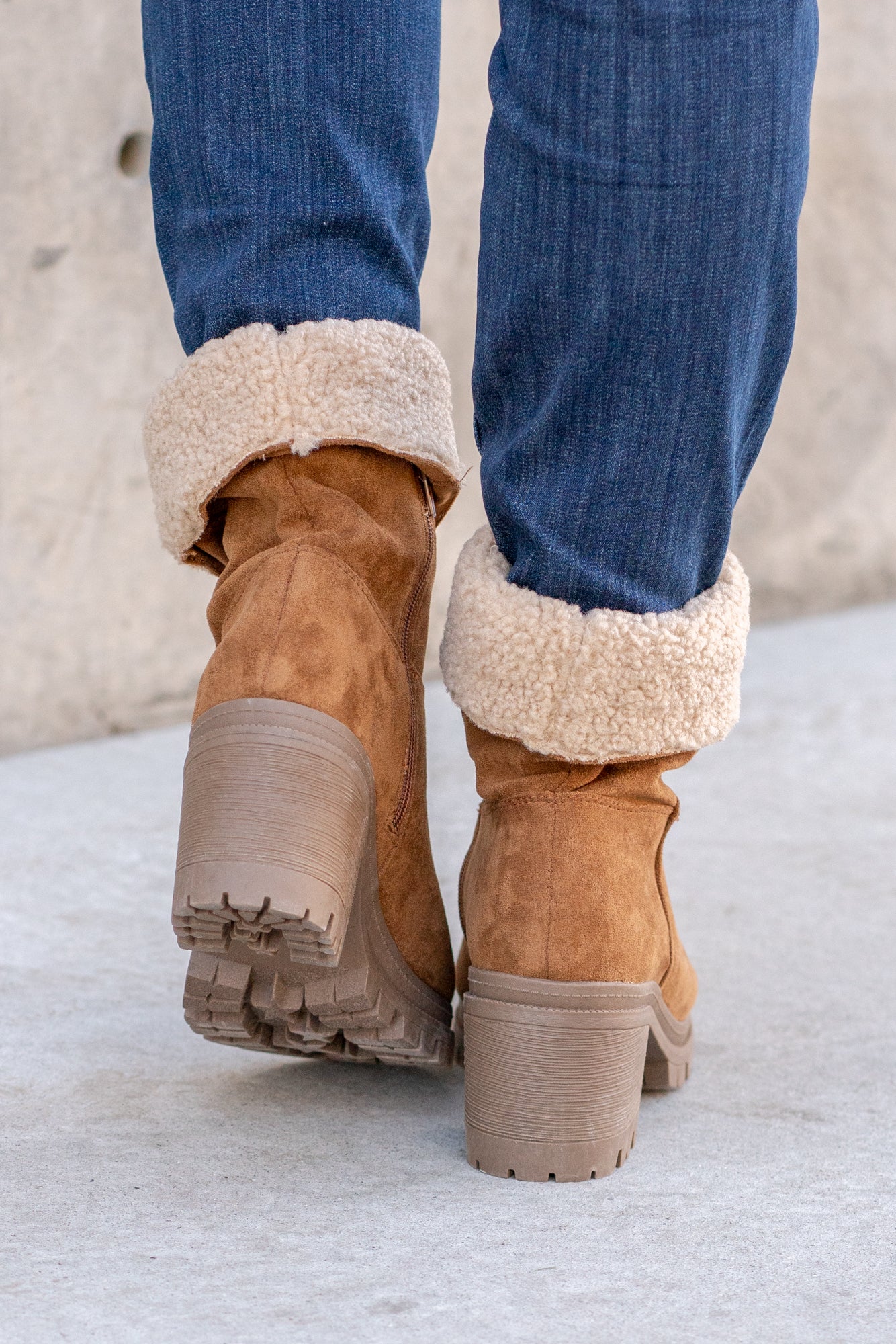 Very G Shoes Dixie Ann Ankles Boots Cream & Tan VGLB0396