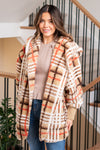 Hem & Thread   This is that cozy jacket you will throw on every day and go! One size fits most with an open neckline and long sleeves and side pockets.   Color: Taupe Mix Neckline: Open  Sleeve: Long 100% POLYESTER Style #: 19378C-TaupeMix
