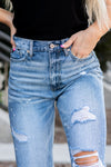 American Blues Denim Boutique KanCan Jeans Oceane High Rise Slim Straight Jeans KC8708M